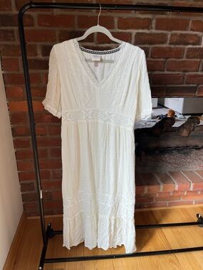 White Midi Dress